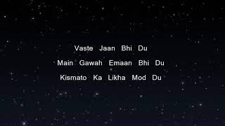 Dhvani Bhanushali  Vaaste Karaoke Version [upl. by Haorbed362]