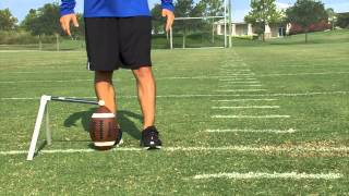 How to Kick a Field Goal Series by IMG Academy Football 1 of 5 [upl. by Leahcimauhsoj]