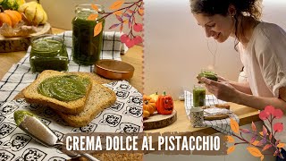 CREMA AL PISTACCHIO fatta in casa  HOMEMADE PISTACHIO SPREAD [upl. by Antonietta]