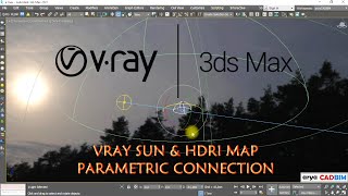 Connecting Vray Sun with HDRI Map [upl. by Cressy]