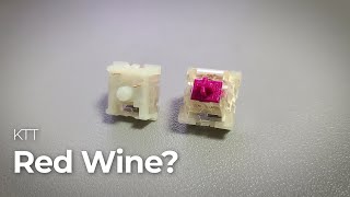 KTT Red Wine Switches Review  KTT축 [upl. by Agon154]