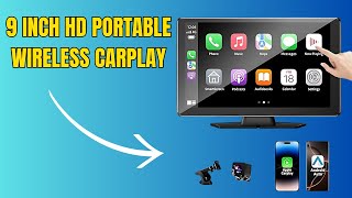 9Inch Car Display with Wireless CarPlay amp Android Auto 1080P Backup Camera amp Easy Setup [upl. by Flita]