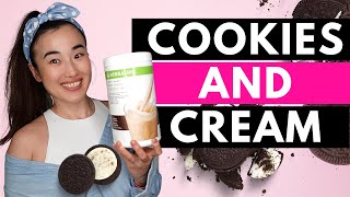 Herbalife Cookies And Cream Shake Recipes [upl. by Dilisio]