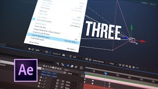 Tip 055 – How To Quickly Position a Camera in After Effects [upl. by Center]