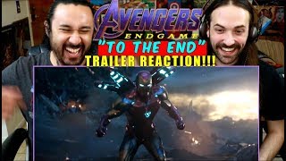 AVENGERS ENDGAME  quotTo the Endquot  TRAILER REACTION [upl. by Kevyn]