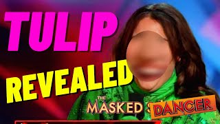 Tulip REVEALED To Be FAMOUS Celebrity Dancer  The Masked Dancer [upl. by Ayortal21]