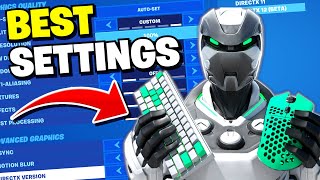 The BEST Fortnite Settings For Beginners  Best Keybinds For Keyboard and Mouse Players In Fortnite [upl. by Ayitahs158]