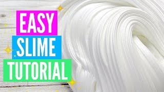 Easy How To Make Slime Tutorial For Beginners [upl. by Erme557]