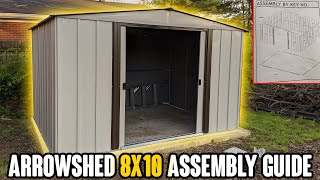 Arrow Shed Assembly  Step By Step [upl. by Nahij]