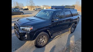 WeatherTech Stone amp Bug Hood Deflector Installation on 5th Generation Toyota 4Runner [upl. by Pinkham320]