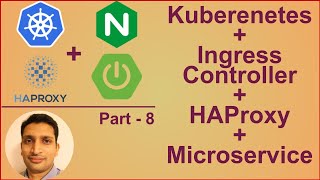 How I setup HaProxy Ingress ingress controller on kubernetes cluster  Part 8 [upl. by Keefe]