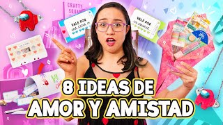 8 REGALOS FÁCILES PARA SAN VALENTÍN 💖 Ideas Originales para 14 de Febrero 💕 Craftingeek [upl. by Gerard]