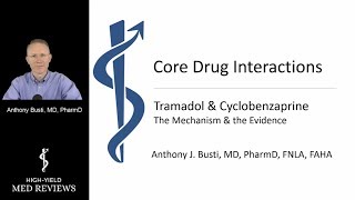 Pharmacology  Tramadol amp Flexeril Drug Interaction [upl. by Gorey]