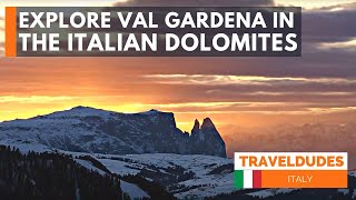 Explore Val Gardena in the Italian Dolomites Italy Italy Winter Travel [upl. by Sasnak639]