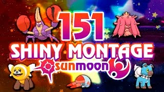 151 SHINY MONTAGE Pokemon Sun and Moon Epic Shiny Reactions [upl. by Danas357]