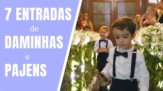 7 LINDAS ENTRADAS de PAJENS e DAMINHAS Música para Casamento [upl. by Marianna603]