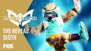 The Sloth Is Revealed  Season 1 Ep 8  THE MASKED DANCER [upl. by Annaeed897]