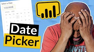 Build a DATE PICKER in Power BI Desktop [upl. by Amie]